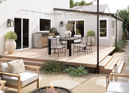 Get excited. Your design is custom tailored to you, factoring your climate, style and budget.