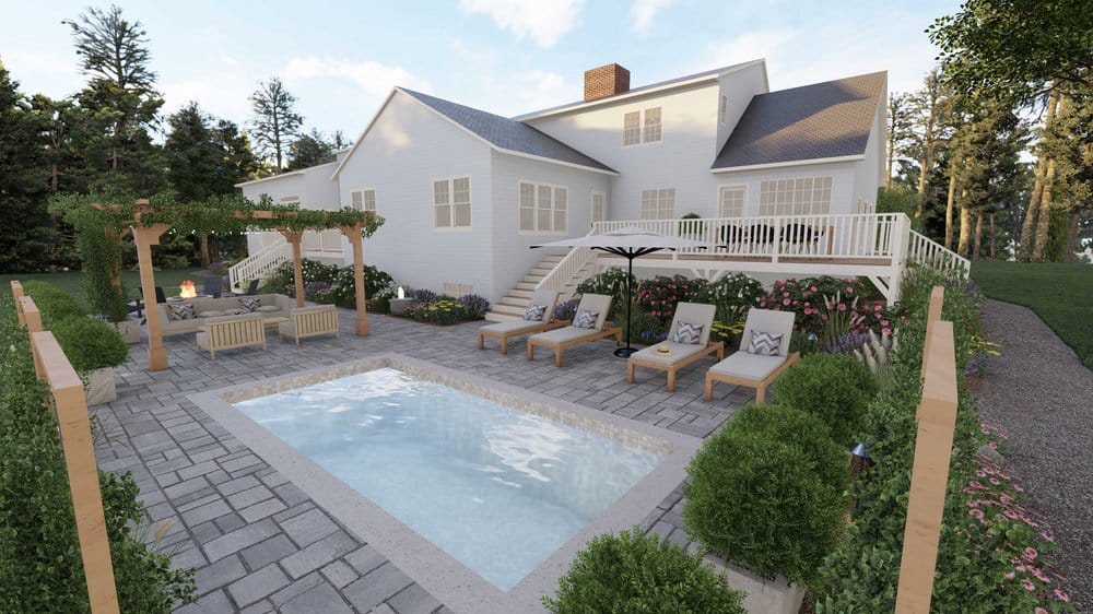 Boston pool and patio design