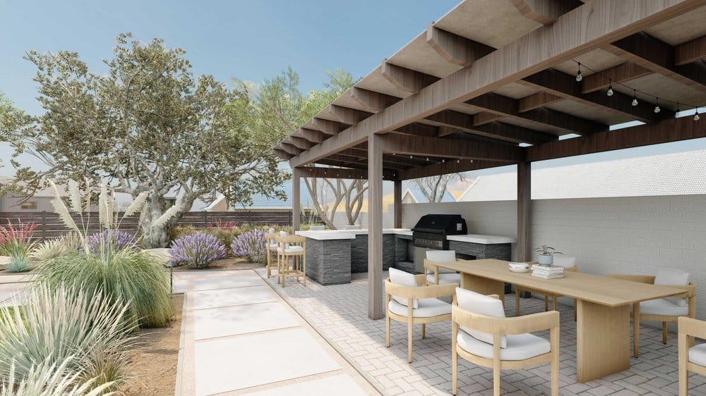Las Vegas outdoor kitchen and dining design