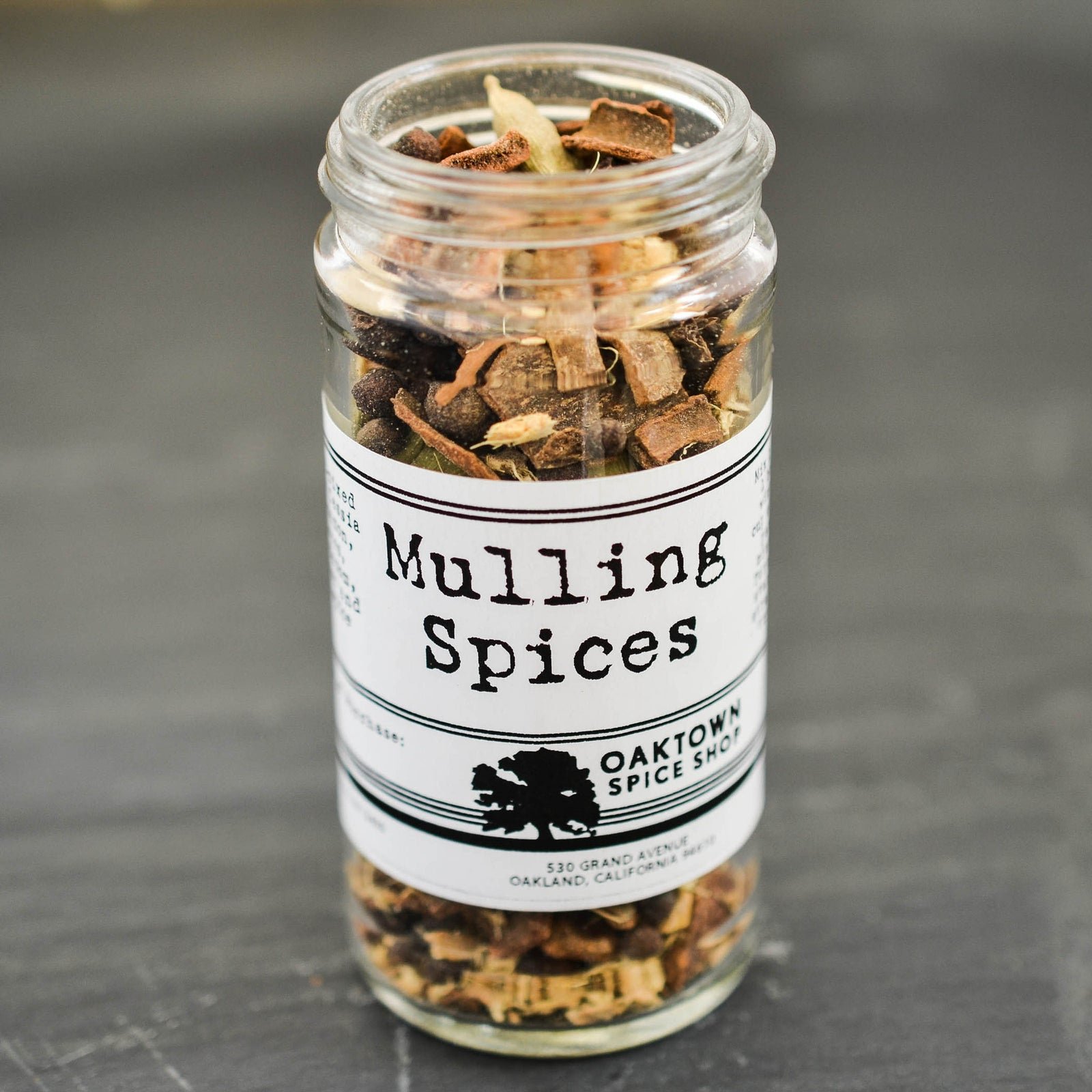 02                                    Mulling Spices - Nothing compliments the crisp autumn air like the aroma of a warm, bubbling pot of mulling spices. Hand-blended in Oakland, Oaktown Spice Shop’s rich mix of allspice, ginger, cardamom, cinnamon and cloves will keep you warm inside and out. SHOP NOW >” loading=”lazy”></noscript><br />
<img decoding=