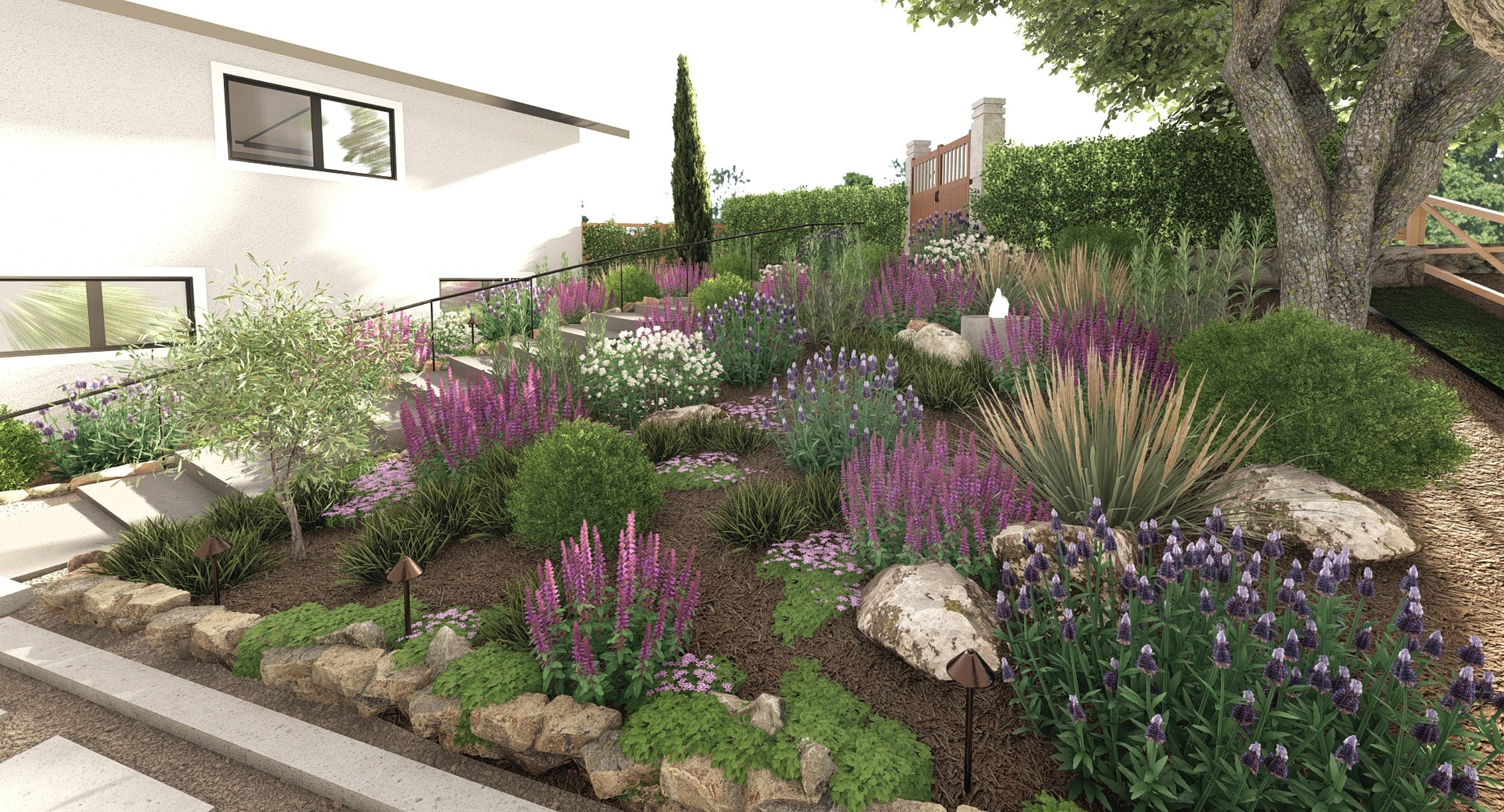 Hillside Planting - EDC Landscaping