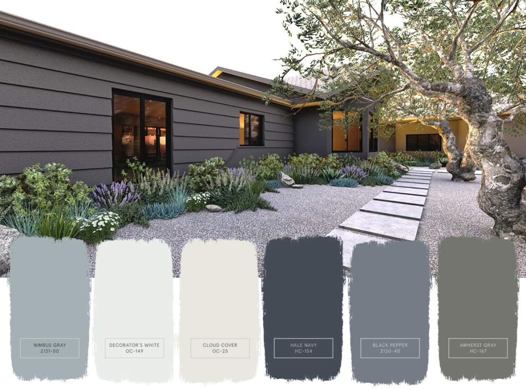 Color Palette Home Exterior  Exterior House Color Schemes