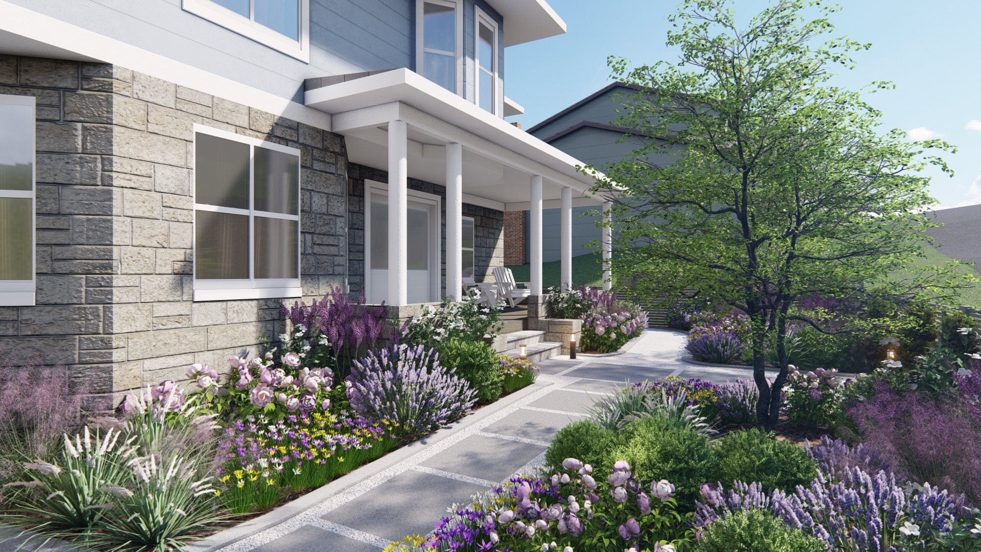 🏡 21 Landscape Designs with Front Yard Curb Appeal Yardzen