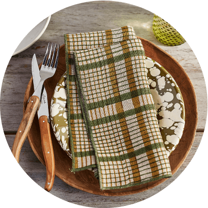 Grid Linen Napkin