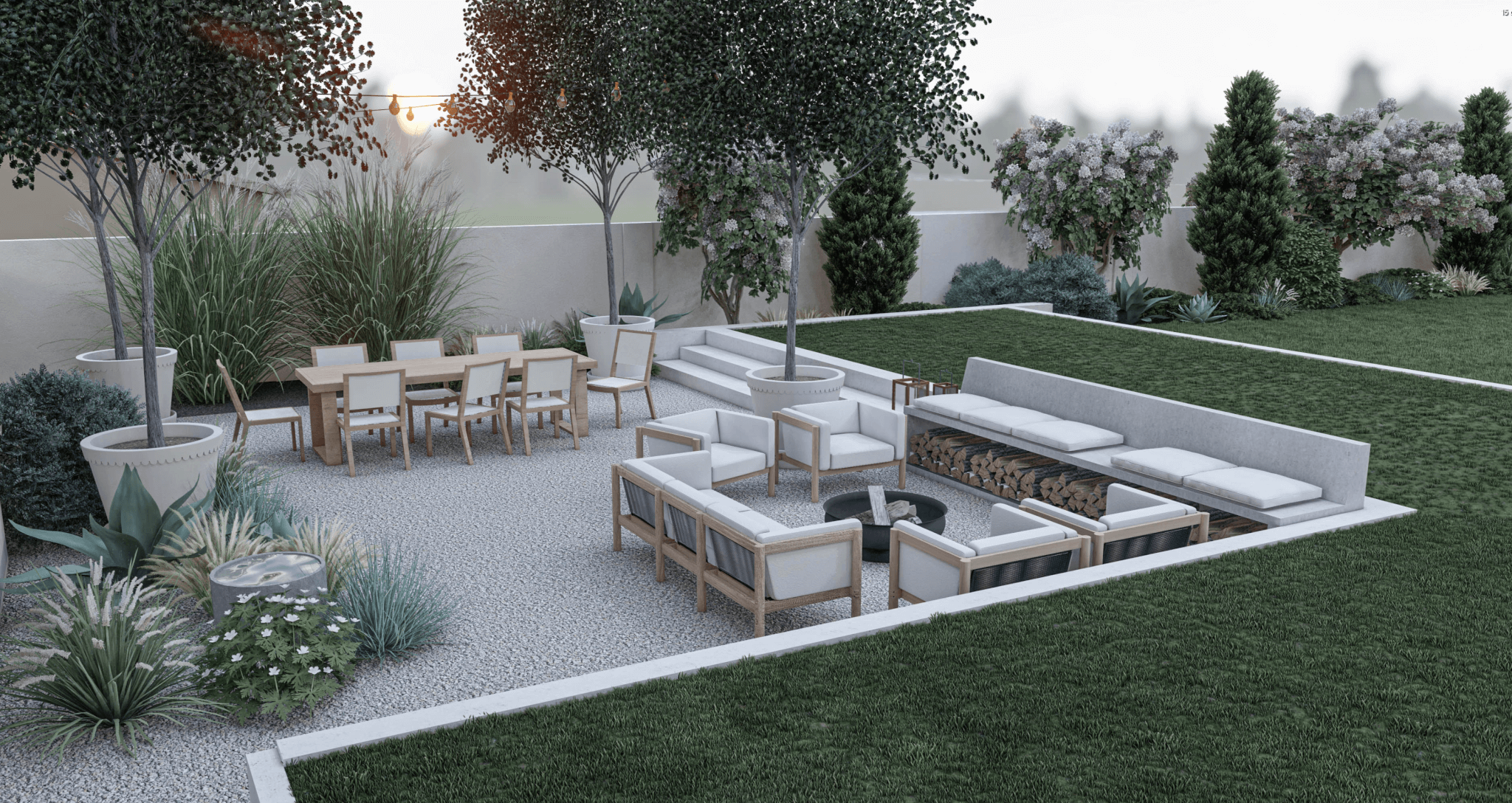 Modern Phoenix Backyard Inspired By Napa | Yardzen